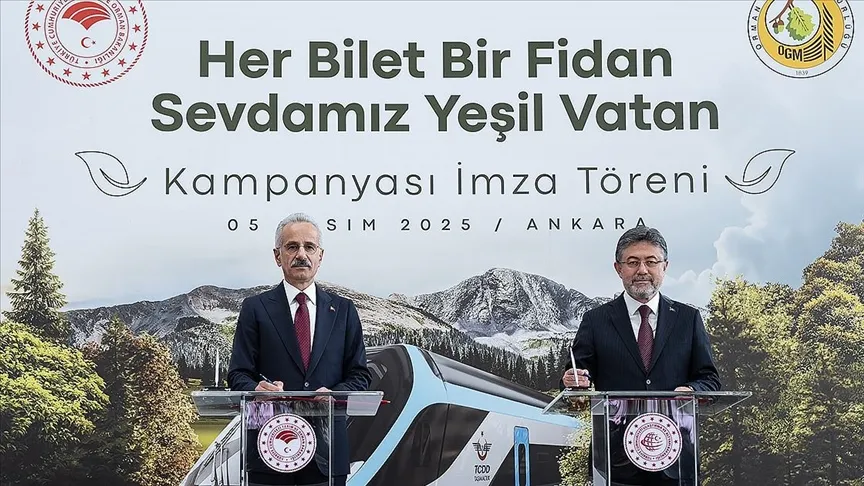 TARIM VE ORMAN BAKANLIĞI’NDAN ‘HER BİLET BİR FİDAN’ PROJESİ